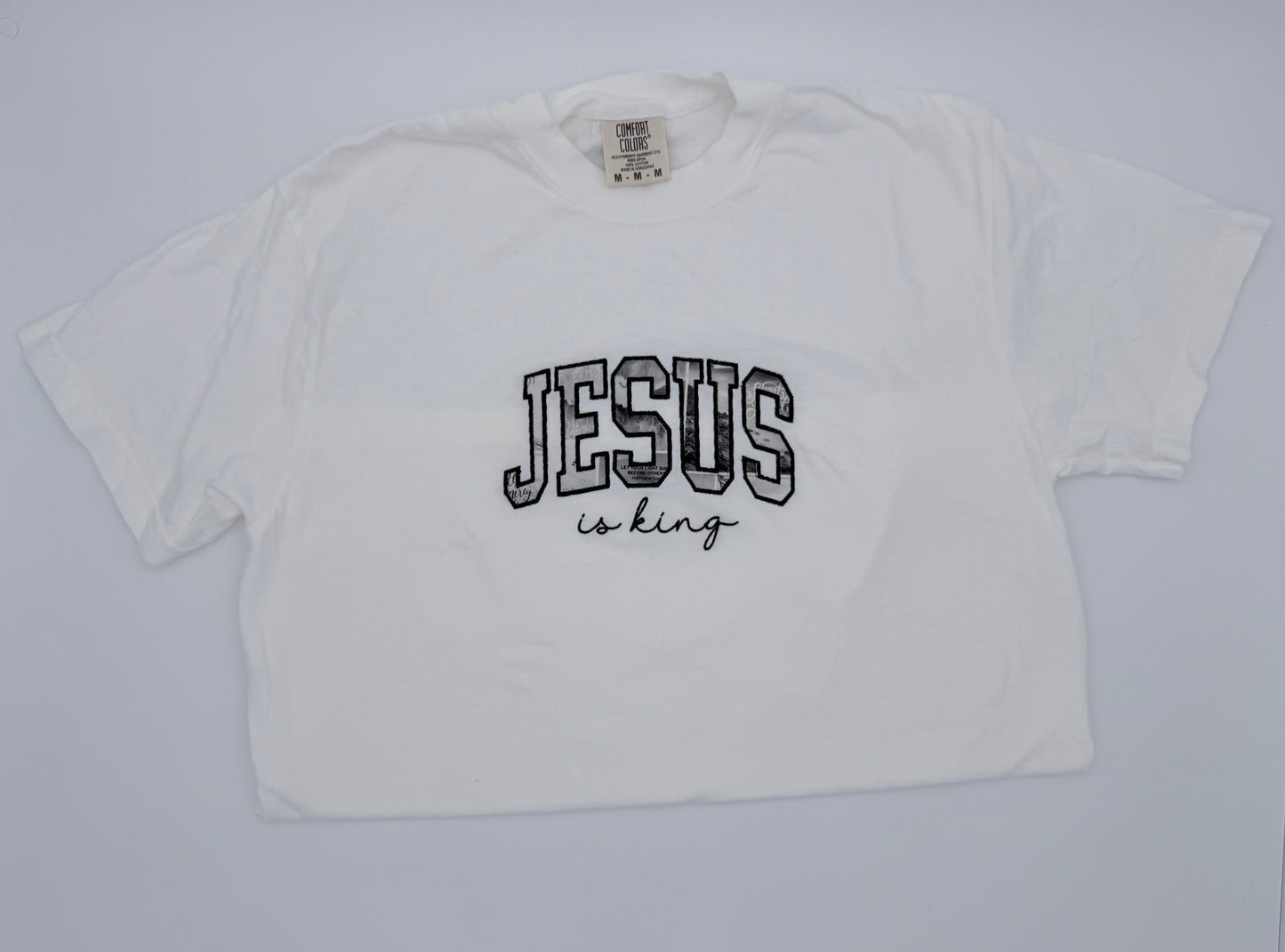 Jesus is King- Embroidered T-shirt