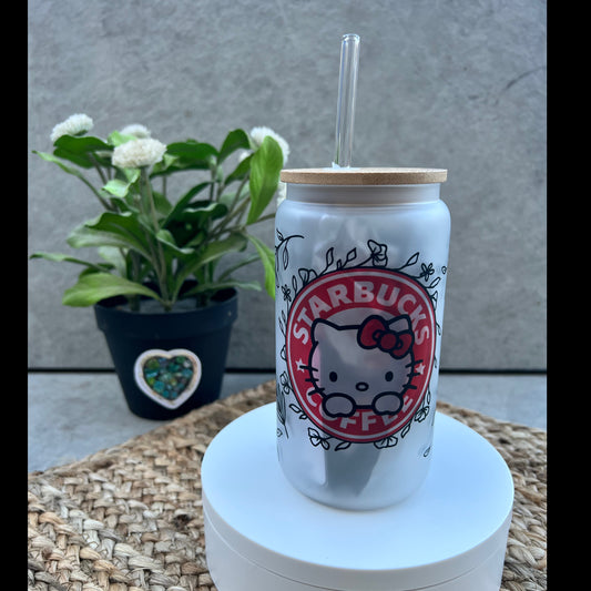 Hello Kitty Starbucks Logo/ 16oz