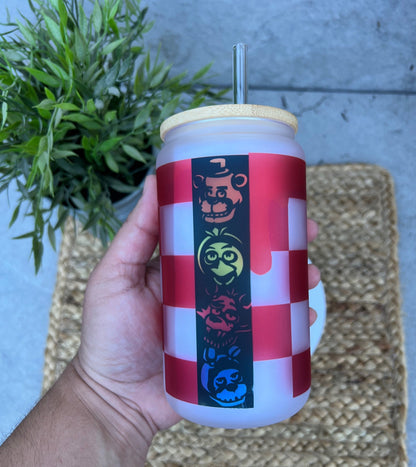 Five nights at Freddy's glass cup/ 16 oz